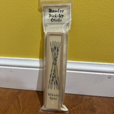 Bamboo Pick-Up Sticks Wood Wooden Mikado Spiel Game 1 Set / Box NEW | eBay
