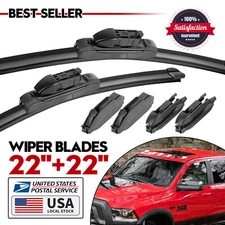 22in&22in Windshield Wiper Blades For CHEVRY SILVERADO 1500/2500/3500 1999-2023