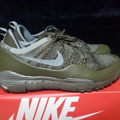 Nike Lupinek Flyknit Low Running Shoes Mens Size 10.5 Cargo Khaki