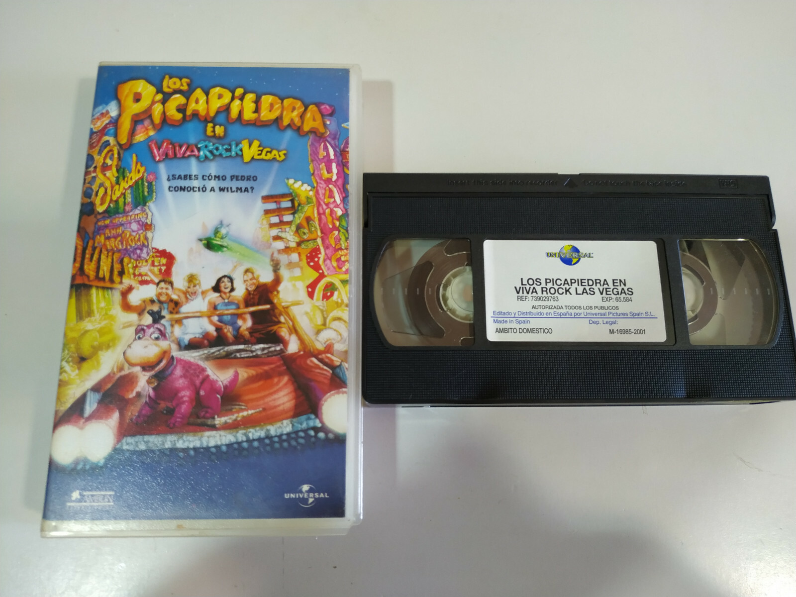 The Flintstones In Viva Rock Vegas - VHS Tape Spanish 3T