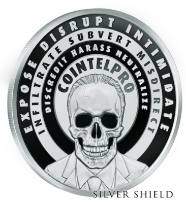 2019 1 oz Proof FBI - InfoIndCom #8 - VERY RARE - low COA