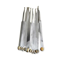 Saxophone Flute Woodwind Repair Tools - Needle Spring Hook & Flat Mat Iron 1PC