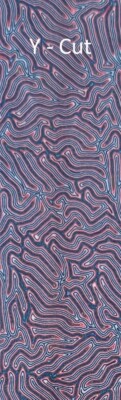 CRAZYFIBER ELECTRIC ZEBRA (2) .375 (Y) CRAZY FIBER KNIFE SCALES 1.6X5.6