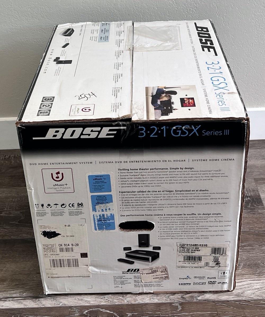 BOSE 3-2-1 GSX Series III Home Entertainment System | eBay
