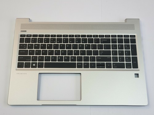 HP ProBook 450 455 G6 US Palmrest Cover Klawiatura L45090-B31 podświetlana - Zdjęcie 1 z 3