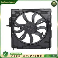 SK621204 For 2007 2008 2009-2010 BMW X5 Radiator Cooling Fan Assembly 600W