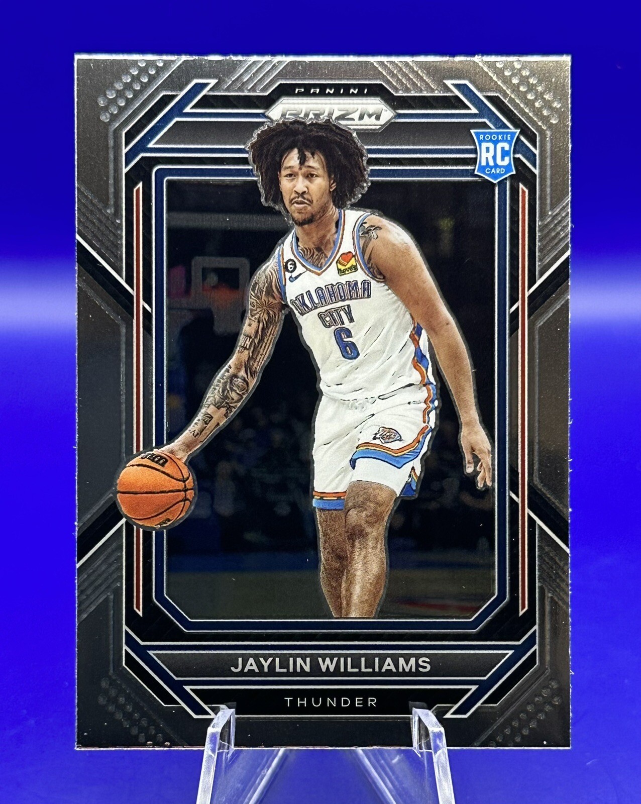 2022-23 Panini Prizm JAYLIN WILLIAMS Rookie Card RC #247 OKC Thunder