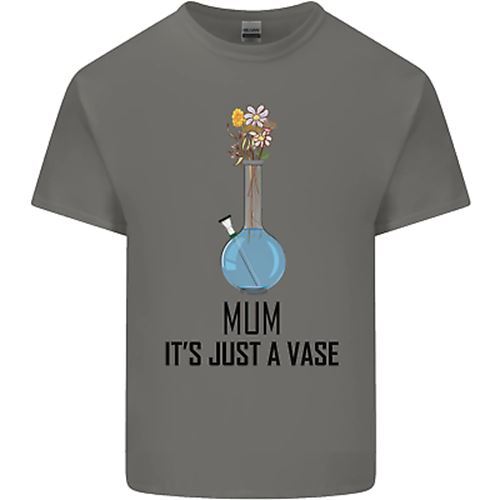 Just a Vase Funny Bong Weed Cannabis Drugs Mens Cotton T-Shirt Tee Top - Picture 7 of 26