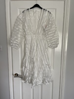 missguided organza dress MISSGUIDED 3D Floral Applique Mini Dress Sheer Mesh Overlay Spaghetti Strap MISSGUIDED