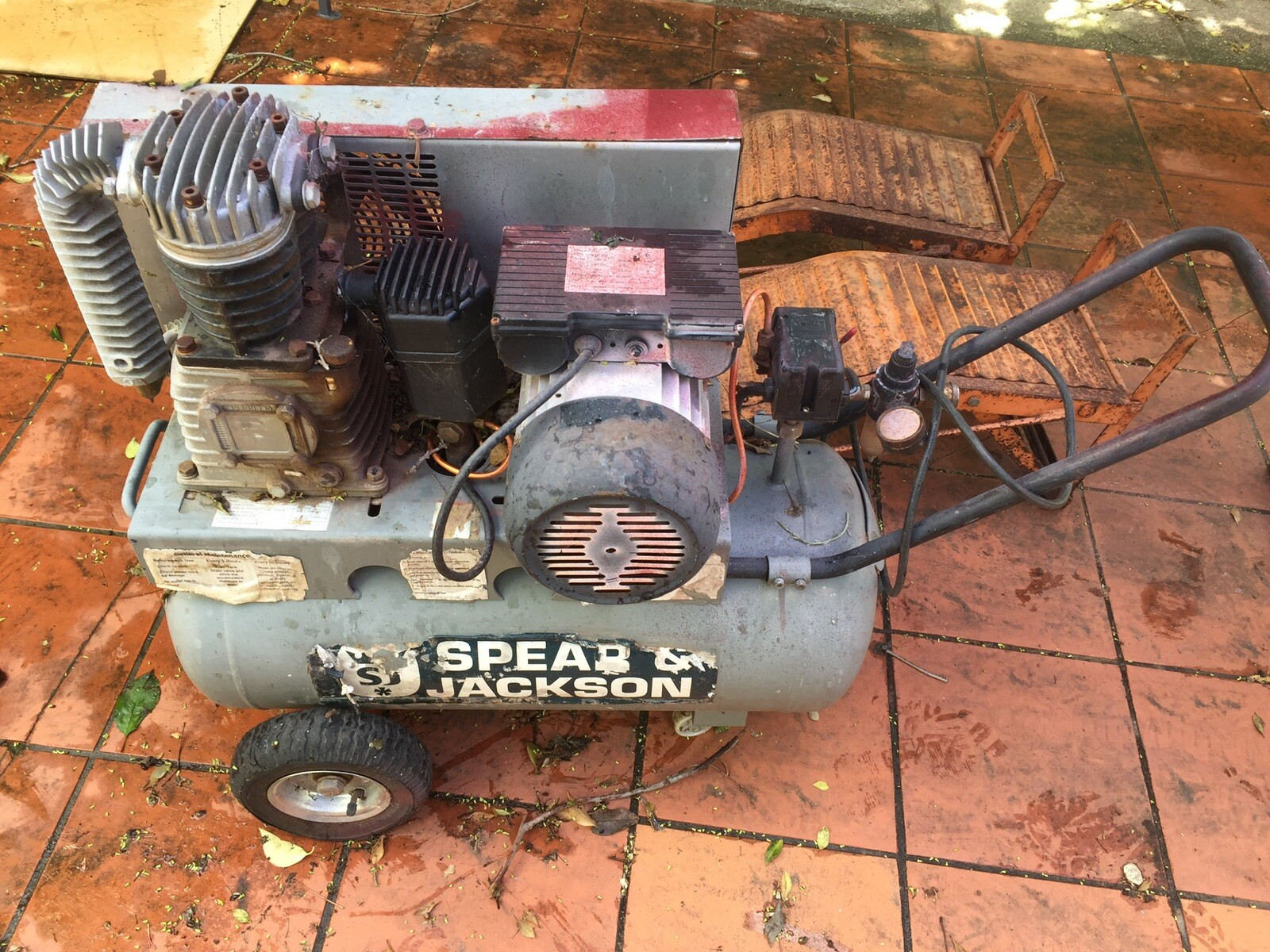 Air Compressor, Spear & Jackson eBay