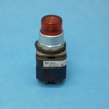 Allen Bradley 800T-PB16A Series T 30.5MM Illuminated Push Button Amber 120V