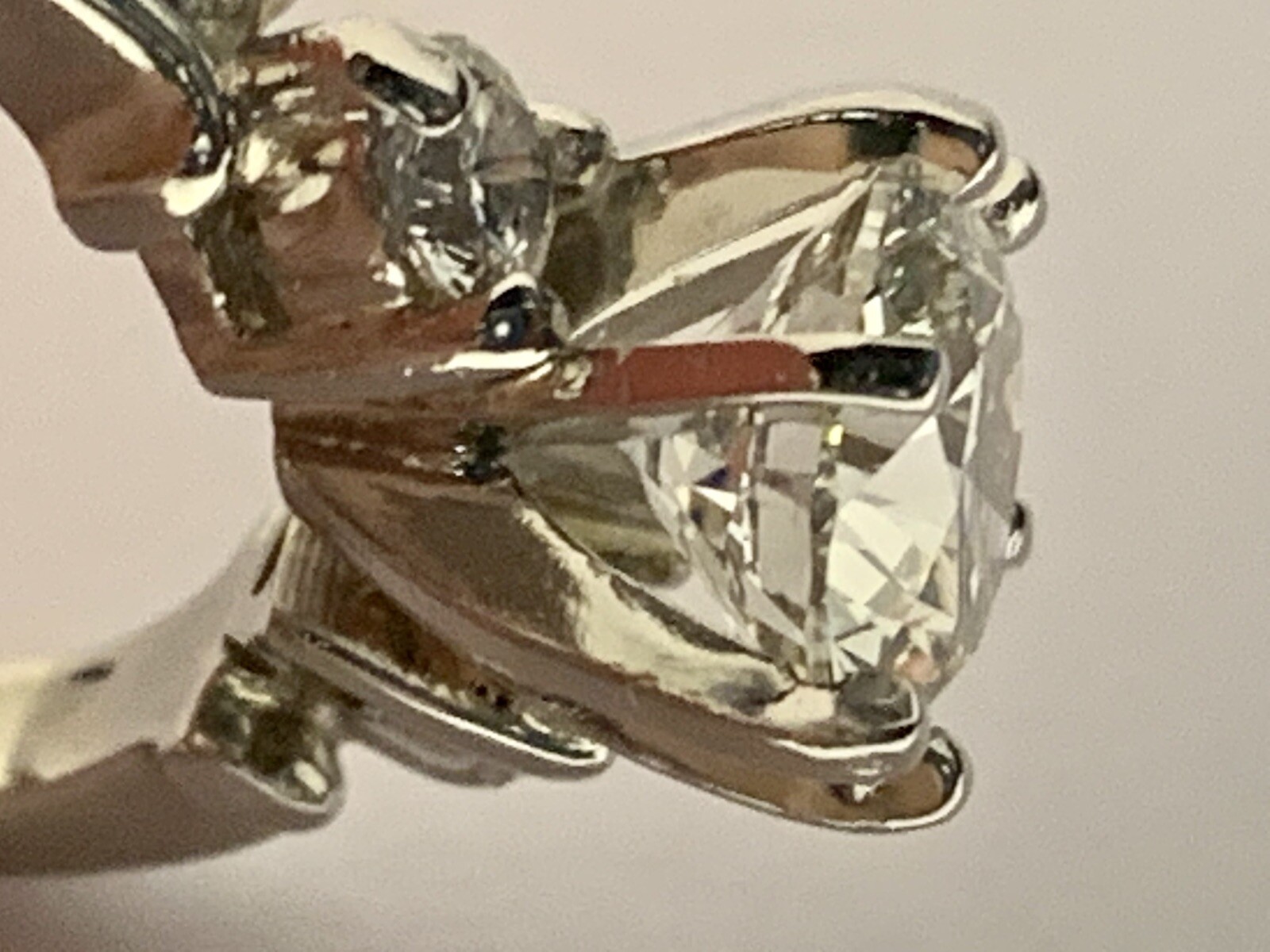 2ct+ Solid Platinum Diamond Ring Solitaire I  VS1… - image 7