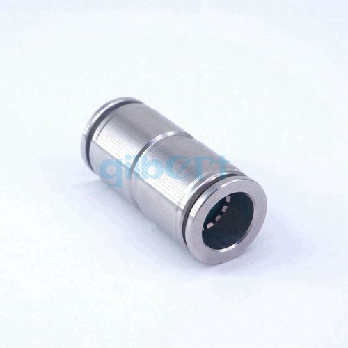Fit Tube OD 4/6/8/10/12/14/16mm 304 Stainless Pneumatic Straight Pushfit Fitting - Picture 17 of 24