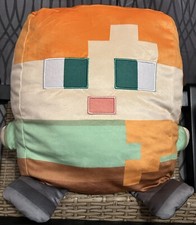 Minecraft Cuutopia Alex Plush 10-in Rounded Character Pillow Collectible Toy New