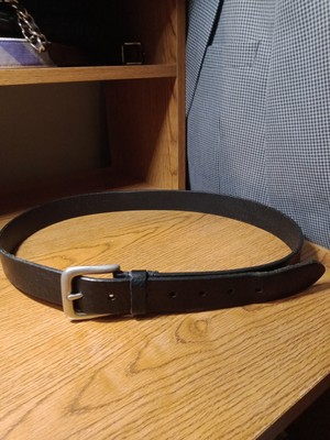 Linea Pelle Black Leather Belt Linea Pelle Women main image 3
