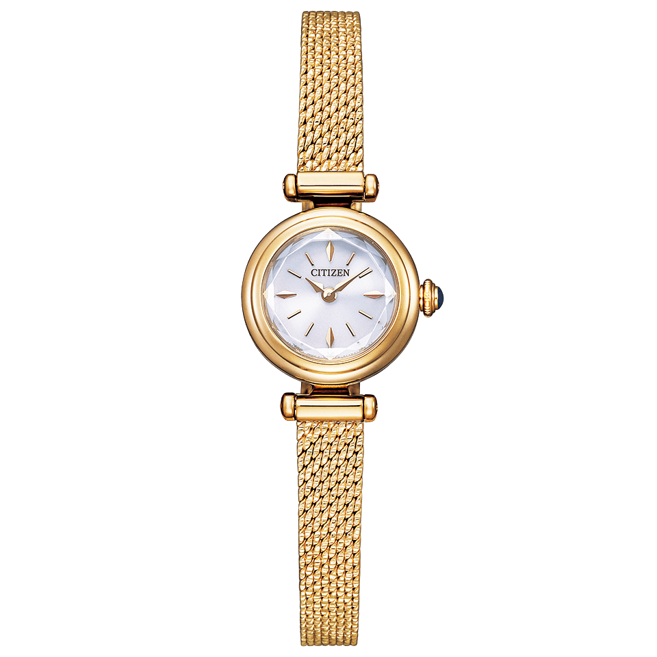 CITIZEN Kii: EG7082-66A Stainless Steel Eco-Drive Solar Watch Gold