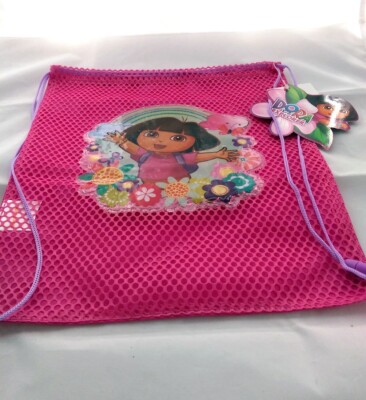 6X Dora The Explorer Girls Drawstring Backpack Sling Bag Kids