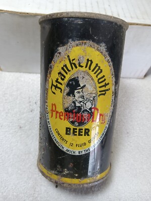 Frankenmuth     flat top beer can   EMPTY