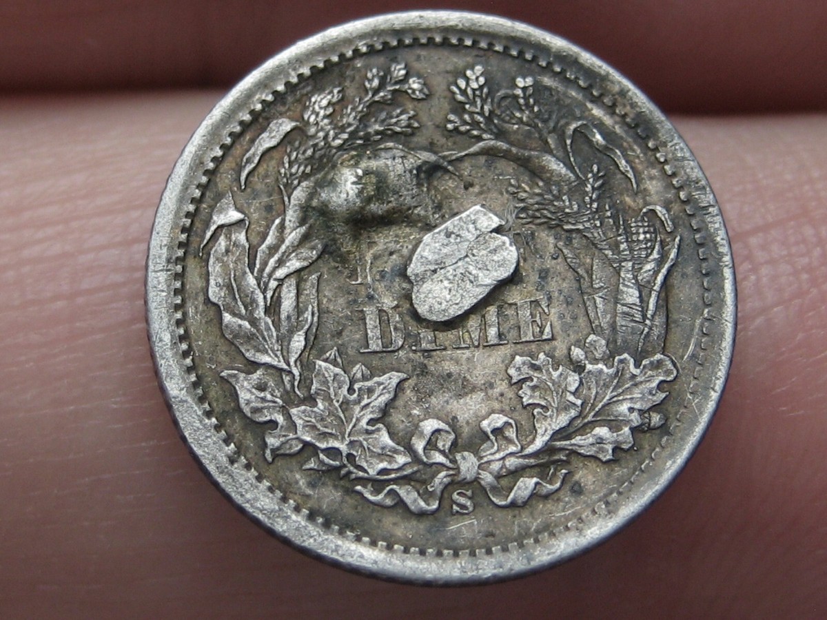 1873 S Seated Liberty Half Dime- San Francisco, XF Details | eBay
