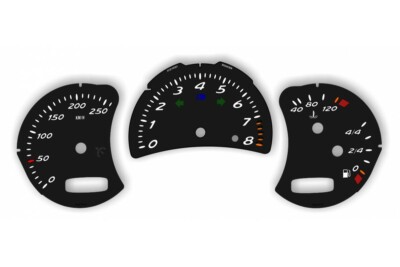 Porsche Boxster (986) - Replacement tacho dials gauges - converted from MPH to K