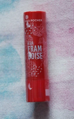YVES ROCHER SALE!! Lip Balm RASPBERRY 4.8g Great NOVELTY! BN! SEALED! tinted! x