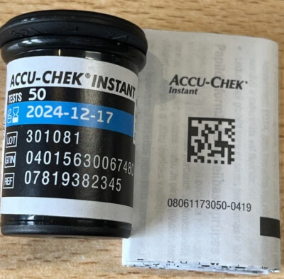 ACCU CHEK Instant-Teststreifen Blut 50 Blatt Diabetiker-Check ablaufen 2024