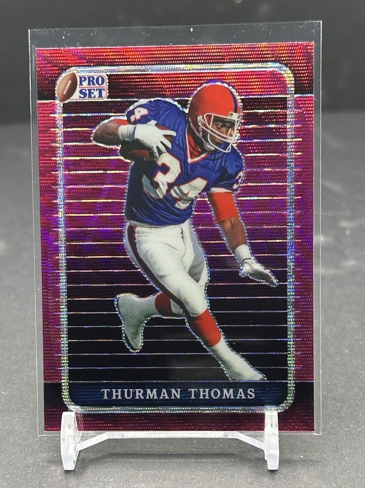 Thurman Thomas 2023 Leaf Pro Set Pink  PULSAR  /4  Bills #40 HOF LEGEND SSP