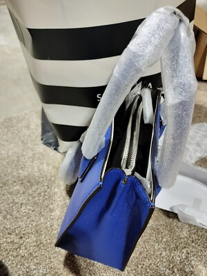 Michael Kors Studio Mercer Medium Messenger Electric Blue