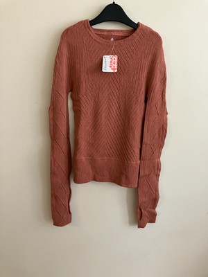 Free People Movement Cable Car Layer bauchfreies Oberteil, pink, klein, UVP 128 $