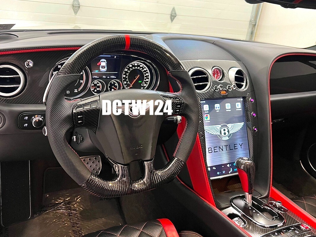 Bentley Continental GTC GT Flying Spur Carbon Heated Steering Wheel 08~17 models