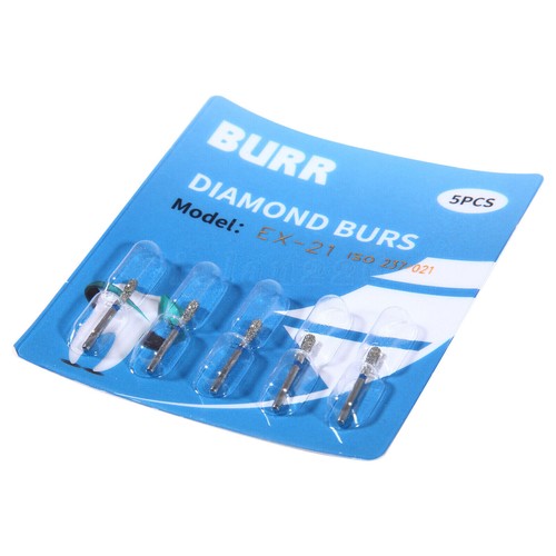 5-100pc SANDENT Dental Diamond Burs For High Speed Handpiece Friction Grip 1.6mm - Picture 504 of 865