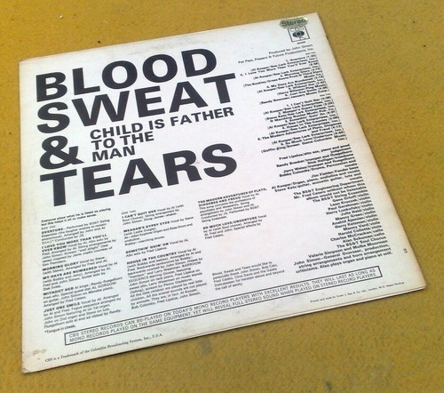 BLOOD SWEAT & TEARS " CHILD IS FATHER TO THE MAN "SUPER STEREO RARE ORIG UK LP - Picture 7 of 10