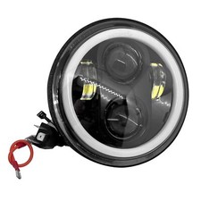 Fanale Faro Anteriore Led Vespa PX 125 150 200 Evok 6/12V 7000 Lumen - MF4840 