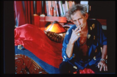 The Rolling Stones Keith Richards Smoking Cigarette Original 35mm  Transparency