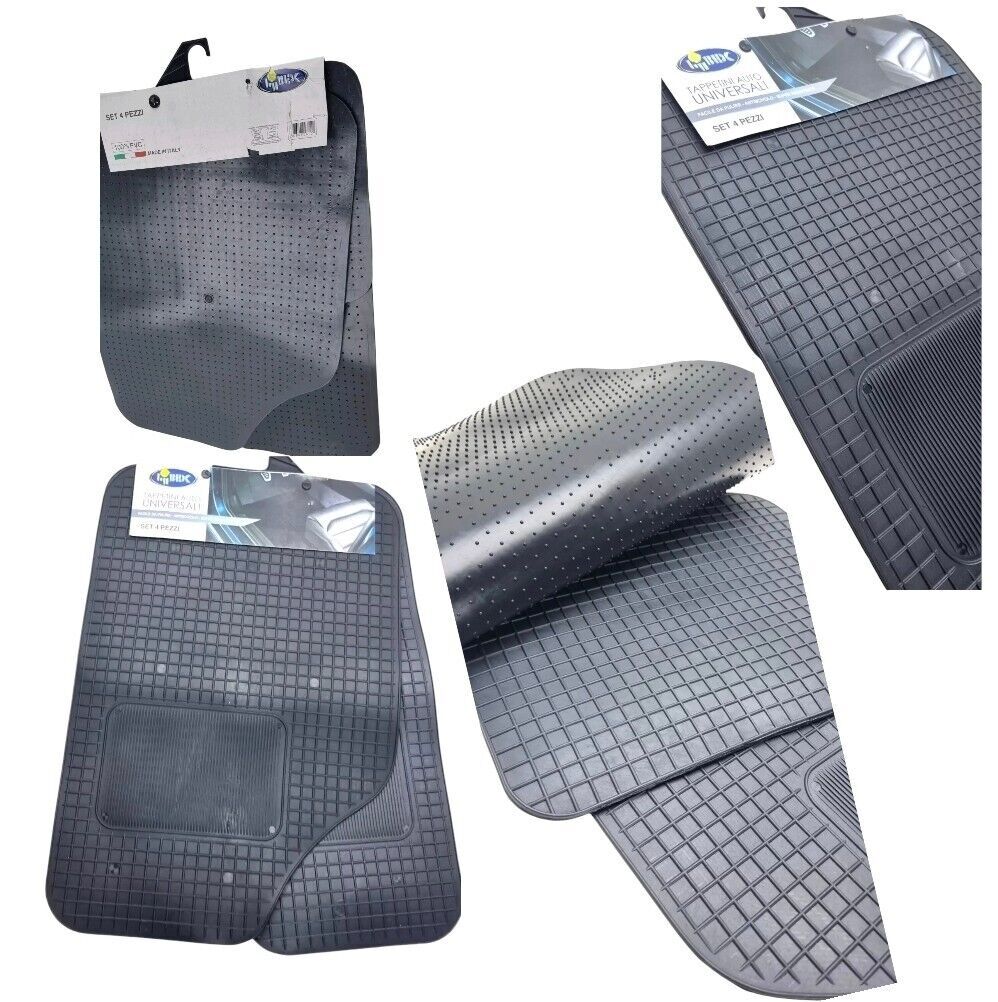 TAPPETI  AUTO UNIVERSALE LUBEX 4 PEZZI 100 % PVC MADE IN ITALY