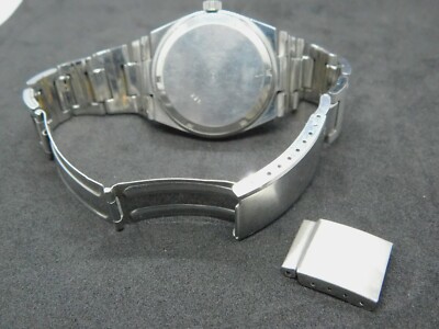 Citizen Donna Orologio Acciaio Inox Argento Oro Acqua Res Batteria Bianco Quarzo - Foto 2