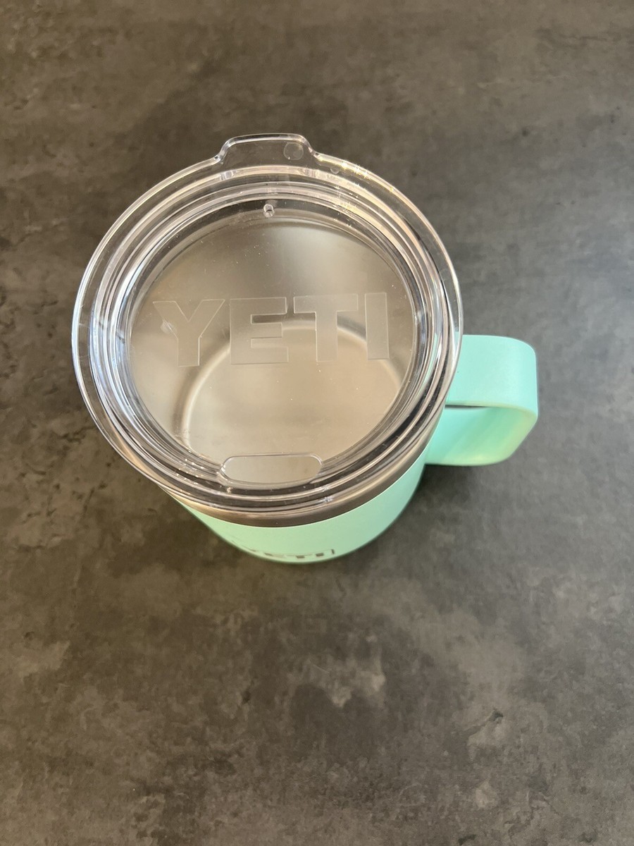 YETI Rambler 14 oz Stainless Steel Mug - Seafoam ~ Has Logo