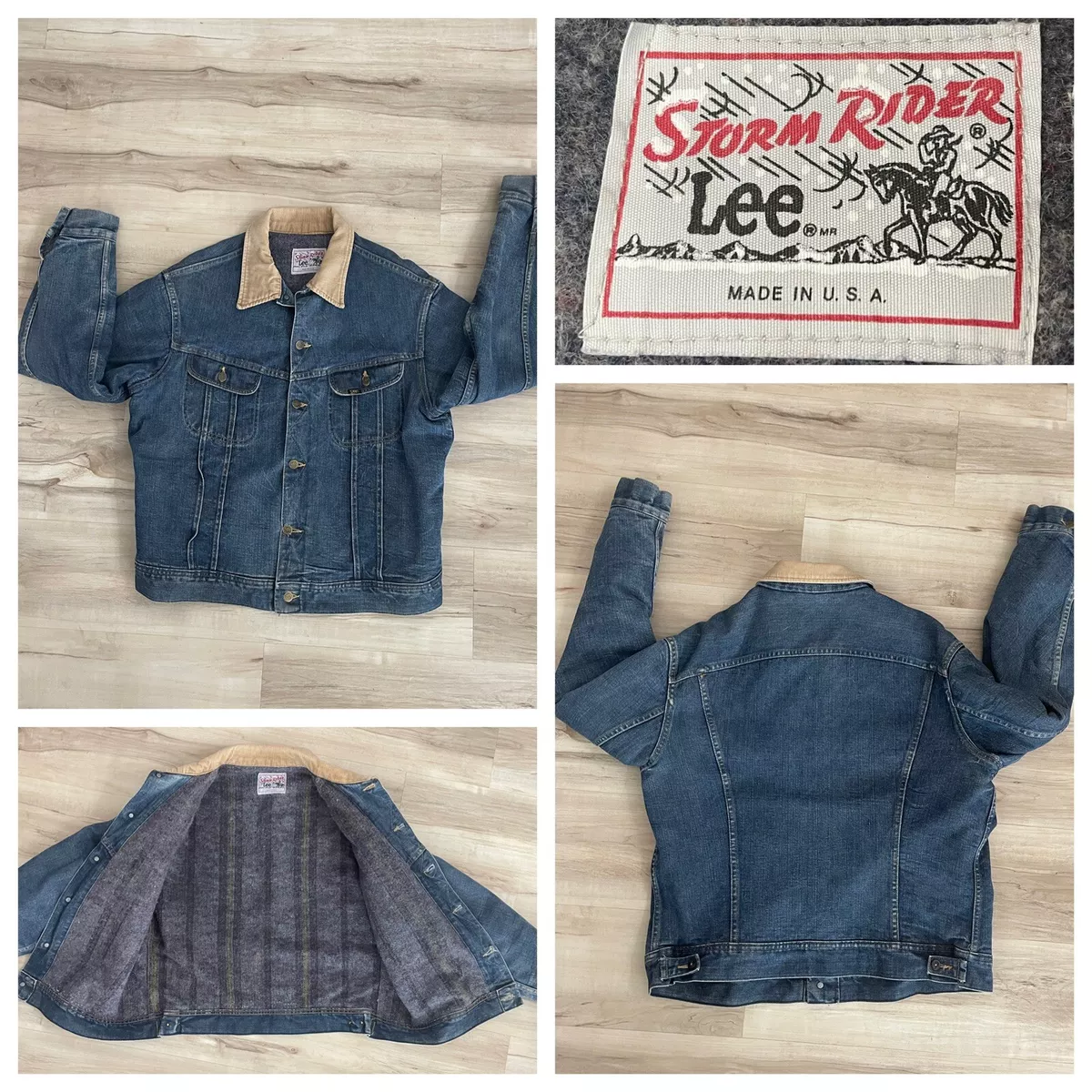 M) Vintage 60's Lee Storm Rider LJ-101 Blanket Lining Denim Jacket, Men's  Fashion, Coats, Jackets and Outerwear on Carousell