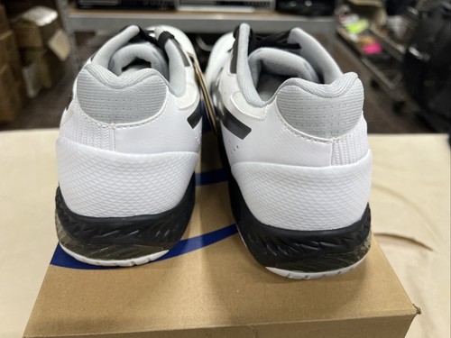 ASICS NETBURNER BALLISTIC FF 2 1051A041-100 White Gunmetal Volleyball Men - 第 7/10 張圖片