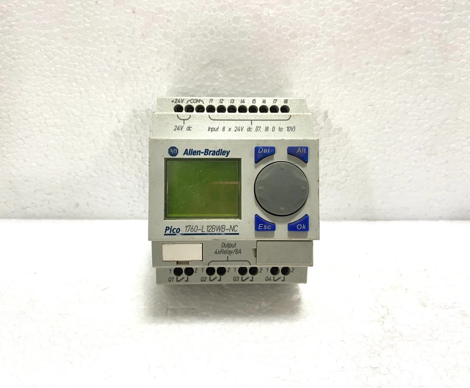 Allen Bradley 1760-L12BWB-NC Pico Controller 8 Digital Inputs 4 Relay 24VDC - Image 2 of 4