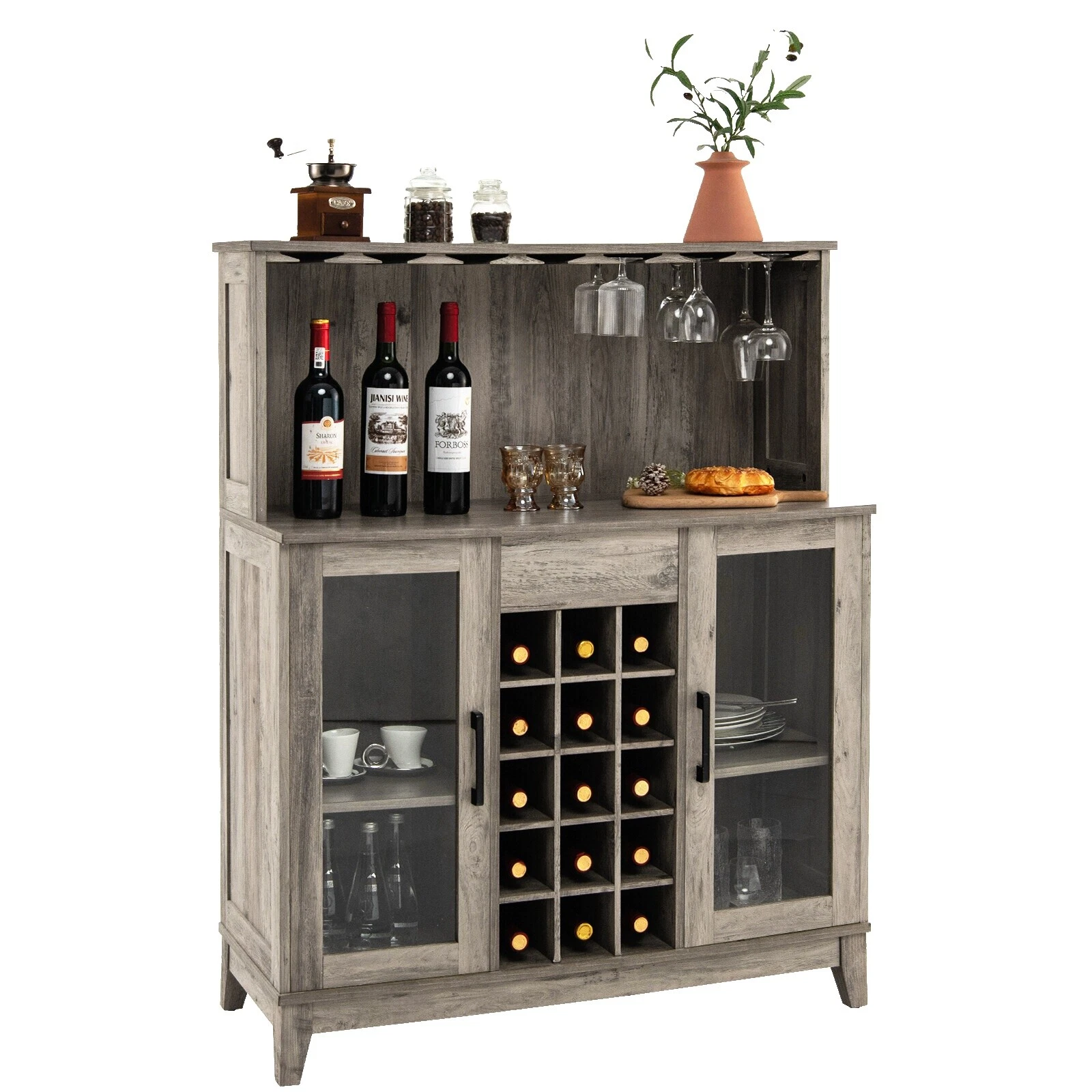 Wooden Dining Room Wine Cabinets