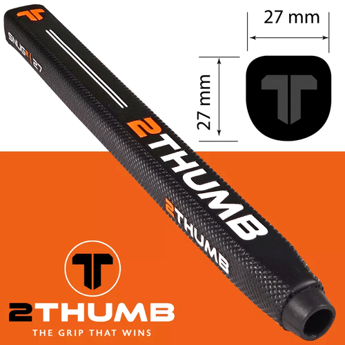 NEW 2025 2THUMB SNUG SQ GOLF PUTTER GRIP / ALL MODELS & SIZES +FREE GRIP TAPE - Picture 5 of 8