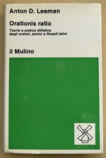 ORATIONIS RATIO, LEEMAN ANTON D. IL MULINO 1974