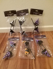Halloween Witch Hat Pic Set of Six Packs