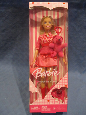 Barbie I Love Valentine's Day Doll, Bear Keychain, # J9191, 2006, Mattel, NRFB