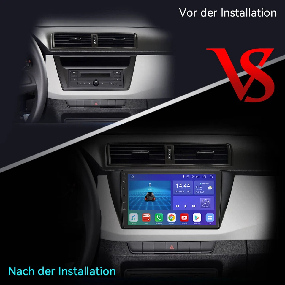 Für Skoda Fabia 3 III 2015-2022 Android 13 Carplay Autoradio GPS Navi 2+64 - Bild 3 von 4