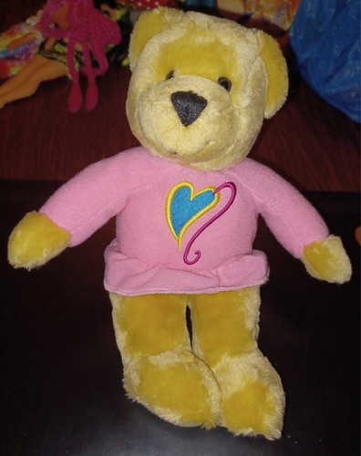 Juego de osos de peluche de peluche HALLMARK Kissing "Lovey Kiss" 10" de alto... ¡como nuevo! - Imagen 4 de 6