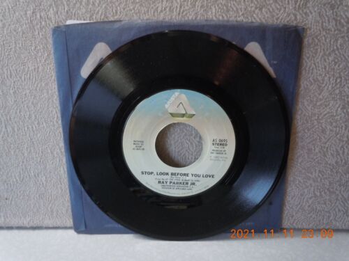 PARKER,RAY JR. 7"vinyl...LET ME GO/STOP LOOK BEFORE YOU...ARISTA...M-...'82 - Picture 2 of 2