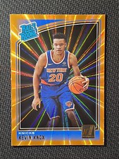 2018-19 Panini Donruss Rated Rookies Holo Orange Laser Kevin Knox #190 Rookie RC