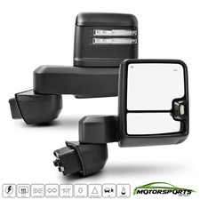 Towing Mirrors For 2019-2023 Chevy Silverado Gmc Serria Power Heatedspotlight